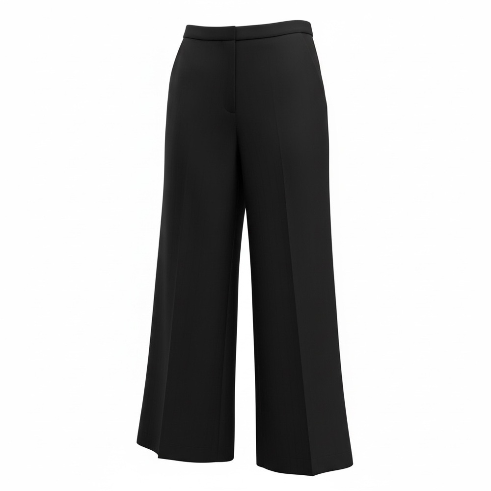 BARRY BRICKEN SUSAN PANTS BLACK STRETCH Side Zip Size 2